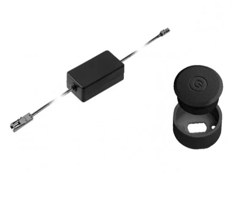 Выключатель сенсорный GTV беспроводной on-off (возможность дополнительного кодирования) Черный