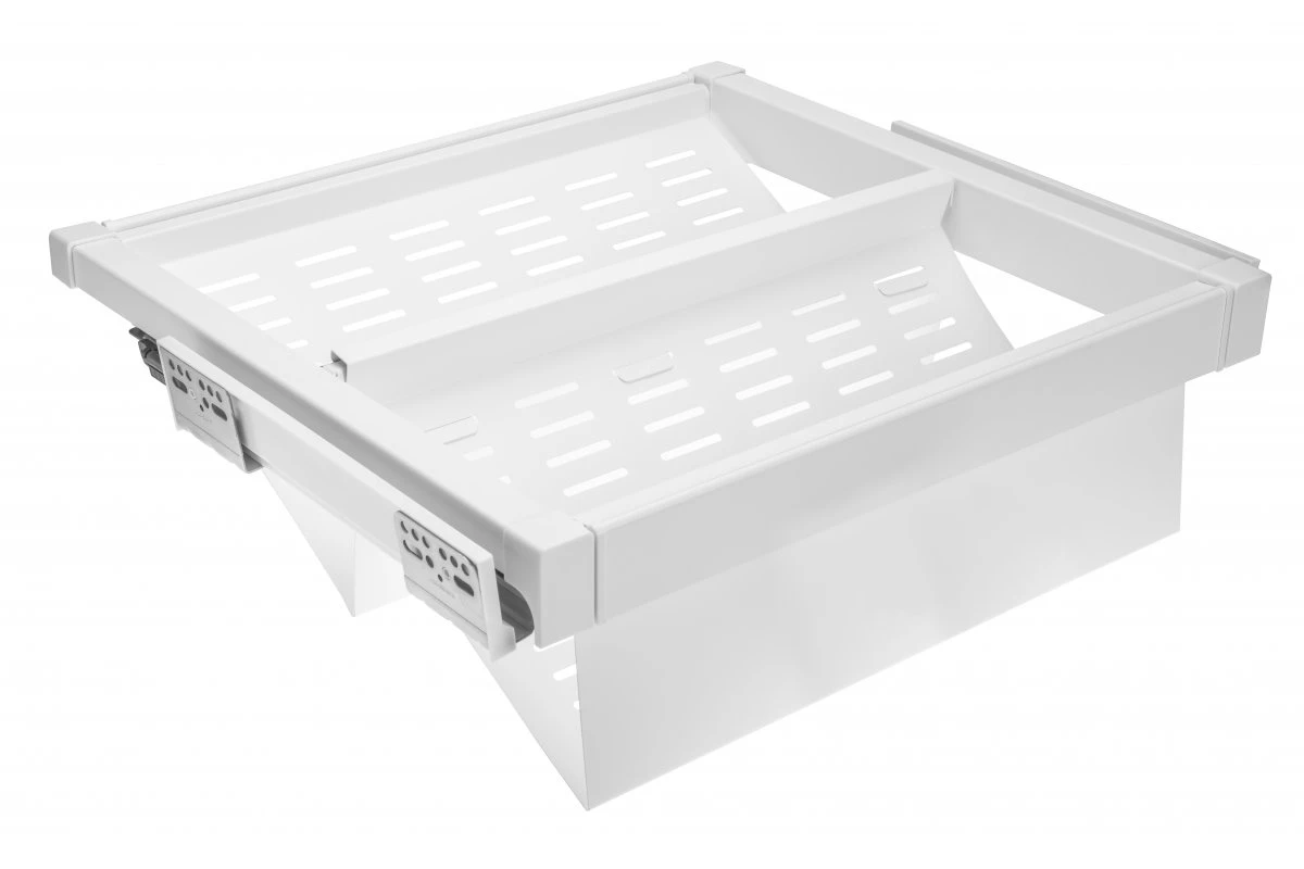 Полка для обуви GTV WG-POBUWM90-10 ELITE 900мм перфорированная с дотягом Белый