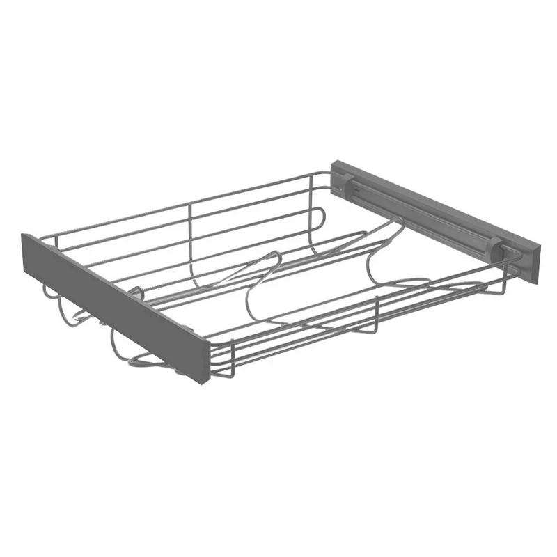 Полиця для взуття GTV W-WOBU60-BP-60 SMART 600мм (без направляючих) Антрацит