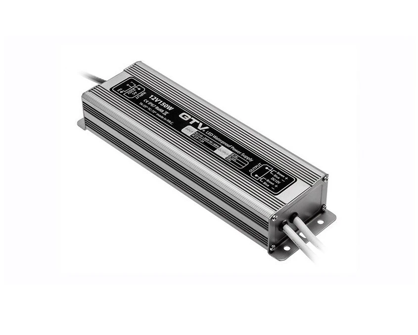 Трансформатор GTV LED 12V 150W для світлодіодного світильника IP67