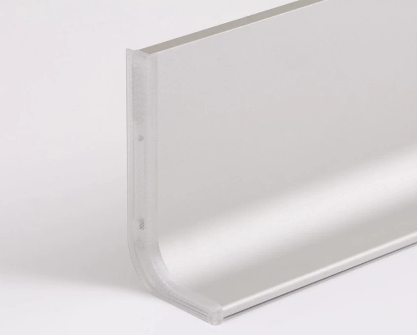 Заглушка правая профиля L для фасадов без ручек (ФБР) Прозрачный