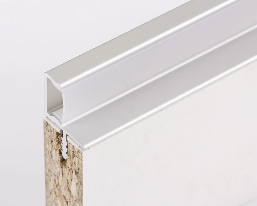 Профиль для фасадов без ручек (ФБР) в верхний модуль под LED-подсветку L=5950мм Алюминий - 2