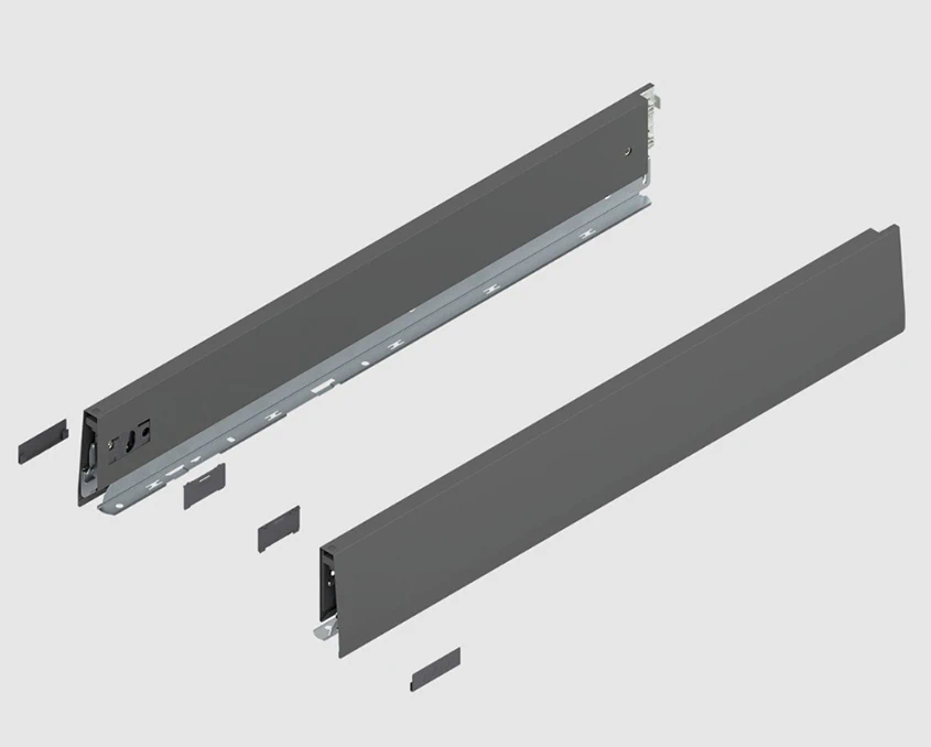 Царга Blum MERIVOBOX высота M NL=600мм правая+левая 470M6002S Z R+L V1 OG-M Орион серый