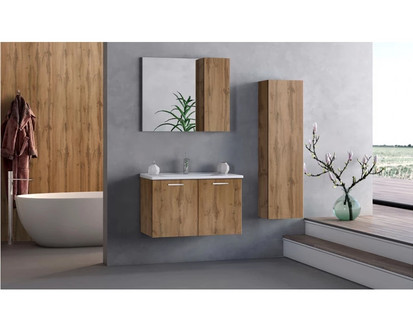 Плита LuxeForm Compact HPL 1827x1300x12мм L146 Дуб Торонто / черное ядро - 2