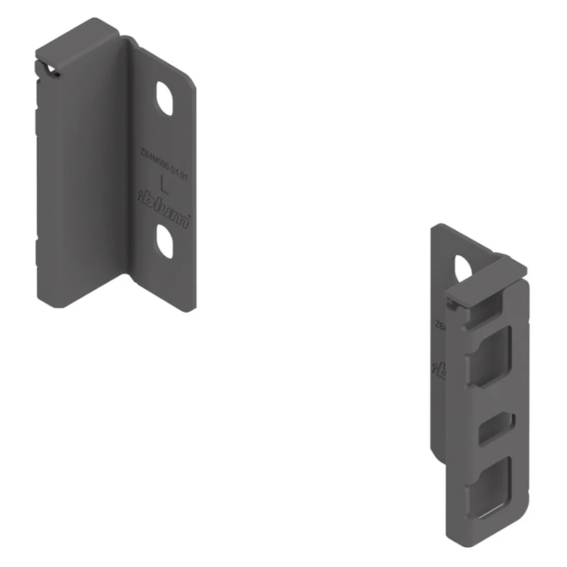 Тримач задньої стінки Blum MERIVOBOX висота M-108мм лівий/правий ZB4M000S HO-RW MP OG-M Оріон сірий