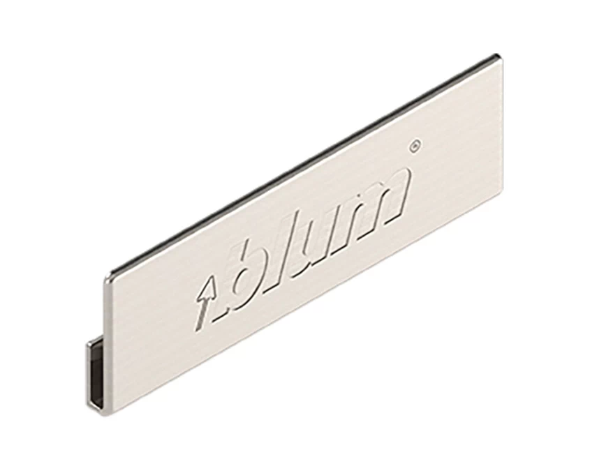 Заглушка Blum AVENTOS HK top симетрична з написом Нержавіюча  сталь