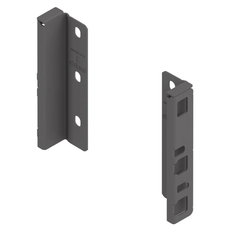 Тримач задньої стінки Blum MERIVOBOX K-146мм лівий/правий ZB4K000S HO-RW MP OG-M Оріон сірий