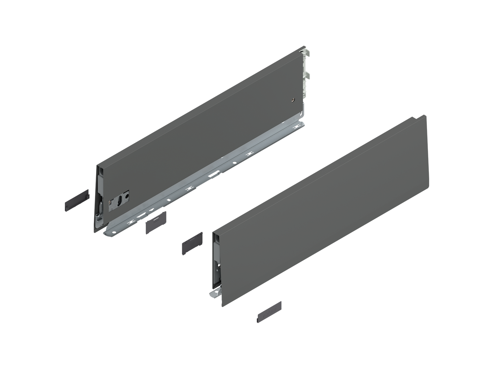 Царга Blum MERIVOBOX висота K NL=450 мм права+ліва 470K4502S Z R+L V1 OG-M Оріон сірий