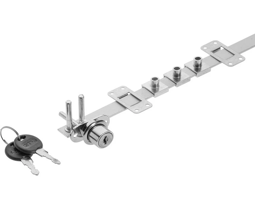 Замок GTV ZZ-C6-288-01-S центральный 288х600 Хром