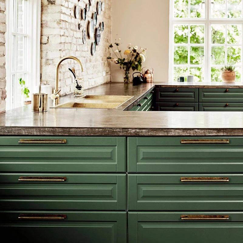 Меблева ручка Beslag Design 351010-11 Латунь антична - 5