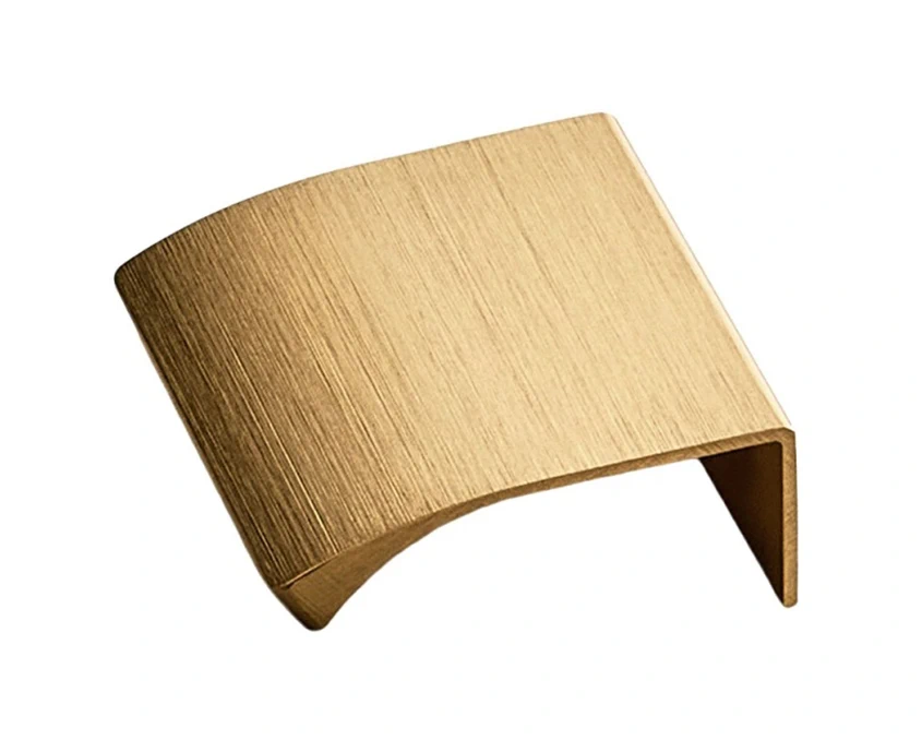 Мебельная ручка Beslag Design 304163-11 Матовая латунь