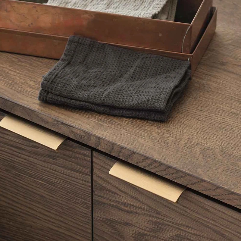 Мебельная ручка Beslag Design 304197-11 Матовая латунь - 2