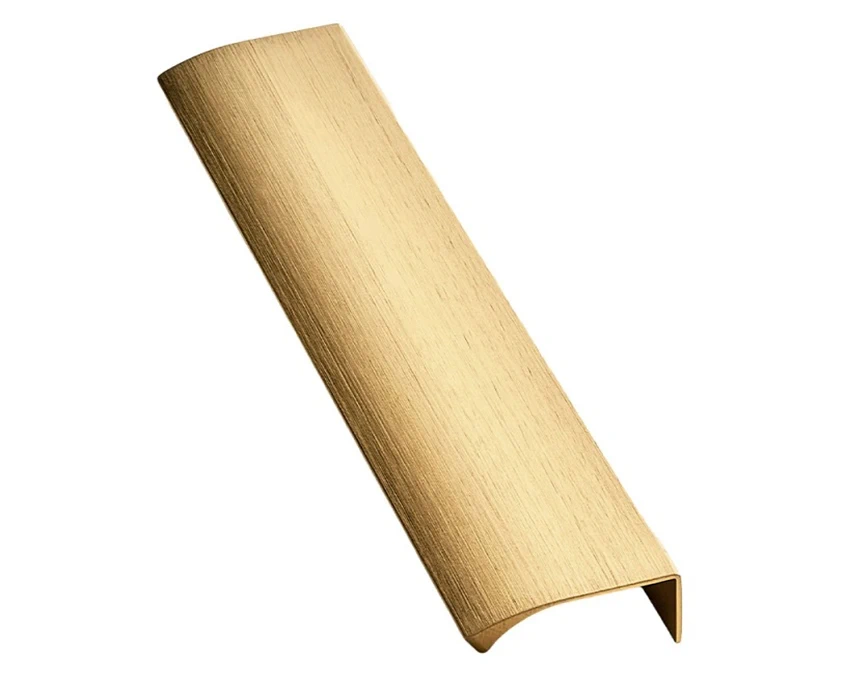 Мебельная ручка Beslag Design 304168-11 Матовая латунь