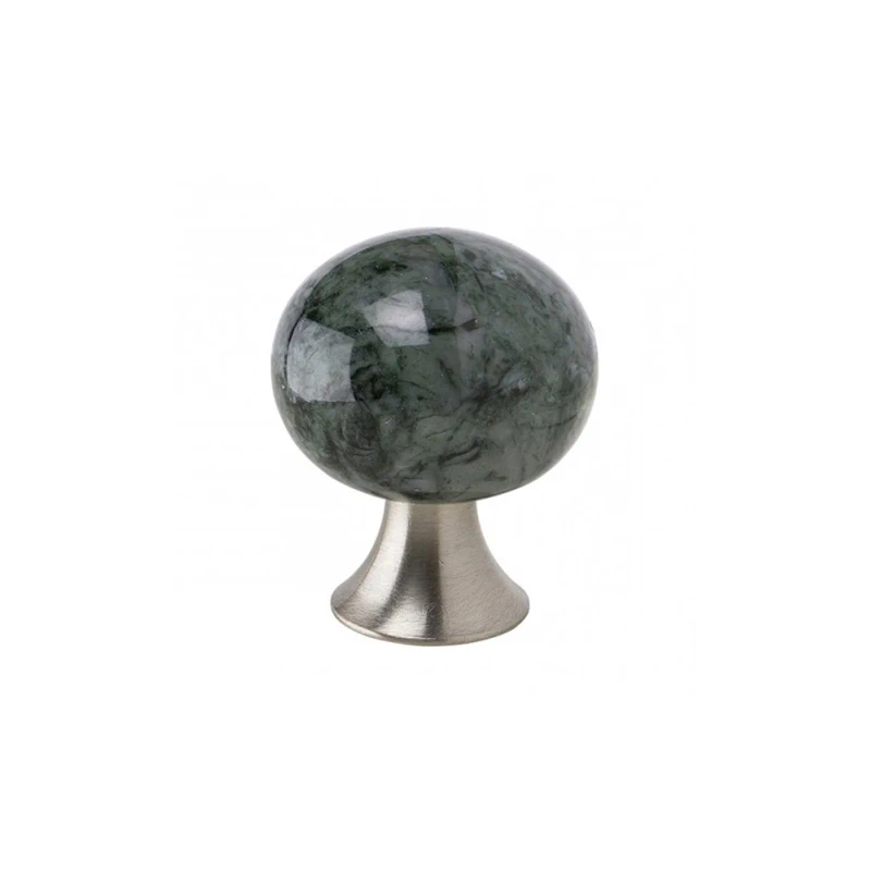 Мебельная ручка Beslag Design 304061-11 Мрамор зеленый