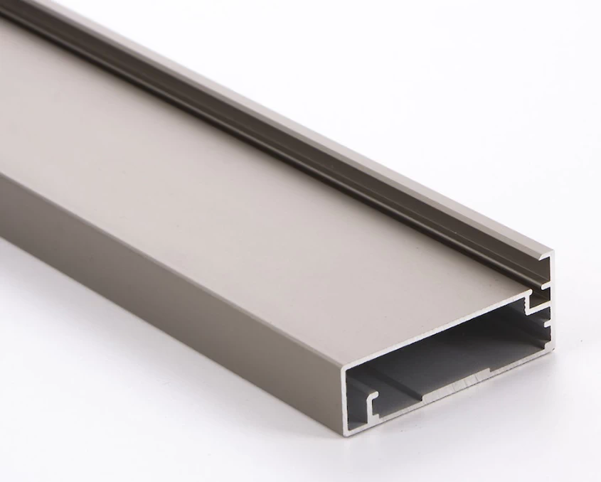 Профиль алюминиевый Выбор рамочный М23 N  L = 5950 мм Инокс (коньяк)