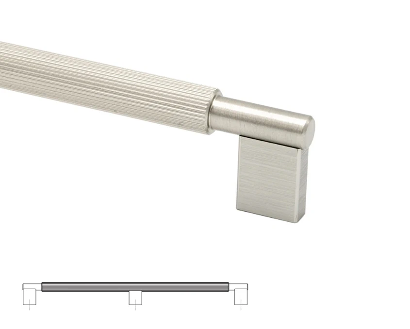 Мебельная ручка Beslag Design 373080-11 вид нержавеющей стали
