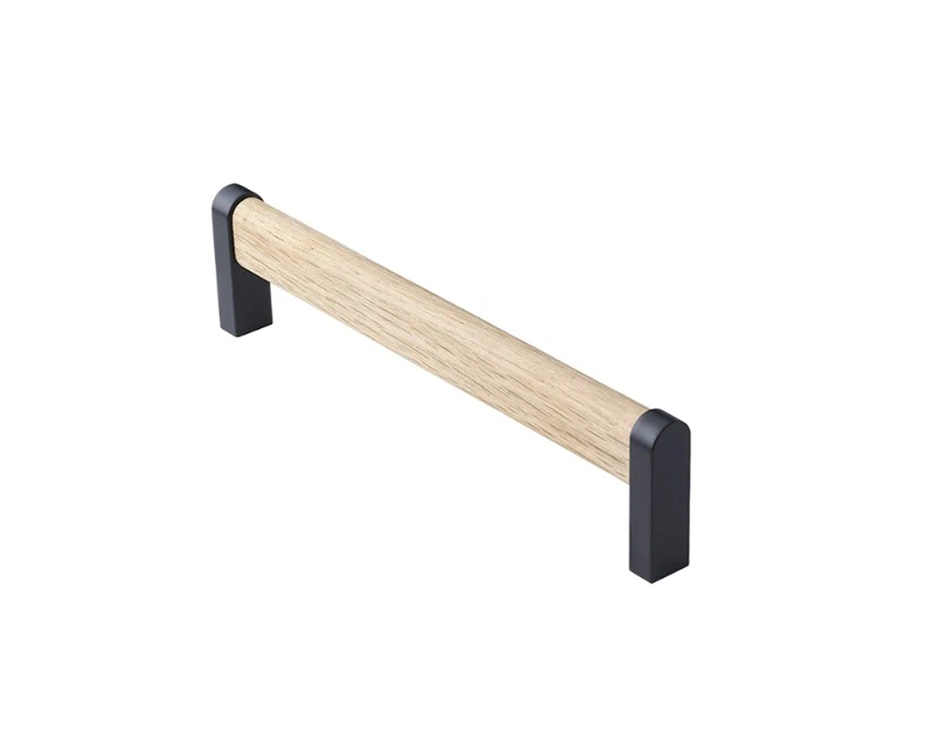 Мебельная ручка Beslag Design 373270-11 дуб/черный