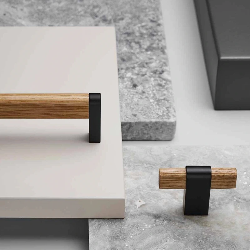 Мебельная ручка Beslag Design 373272-11 дуб/черный - 7