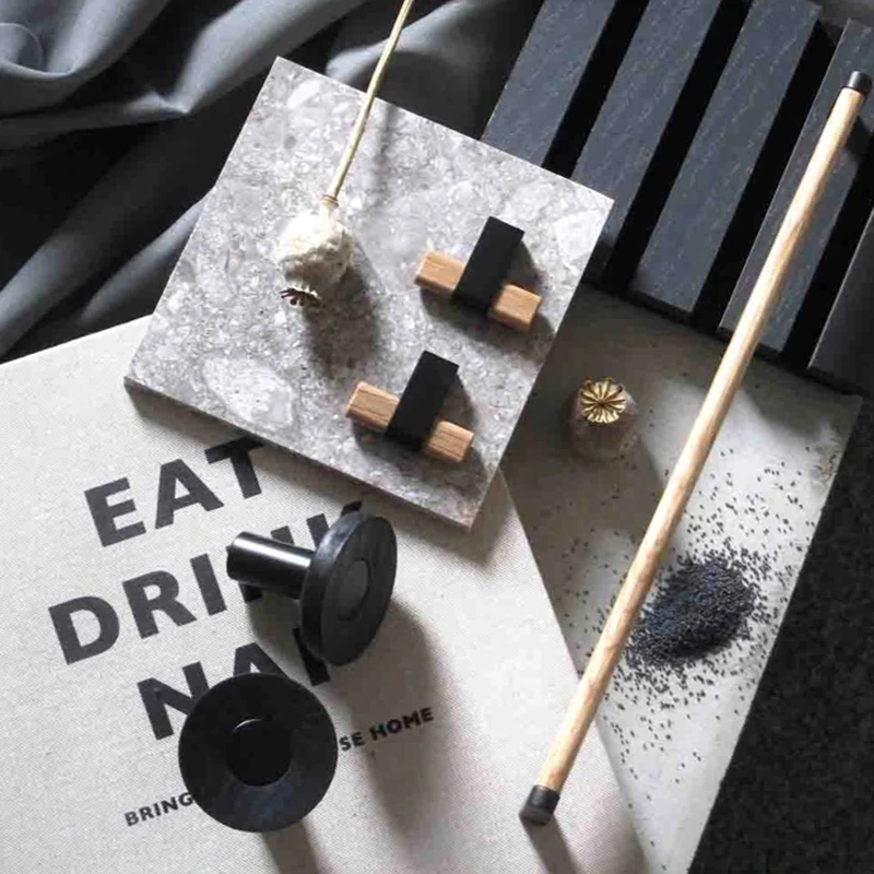 Мебельная ручка Beslag Design 373272-11 дуб/черный - 5