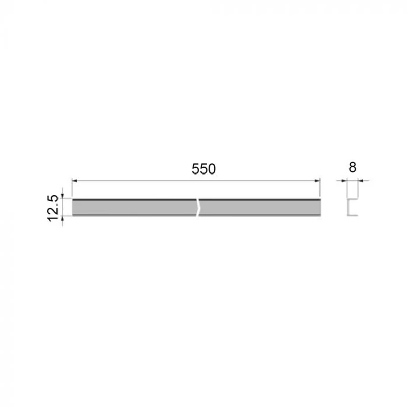 Профиль Italiana Ferramenta для механизма KIARO 46205500UT Серый - 2