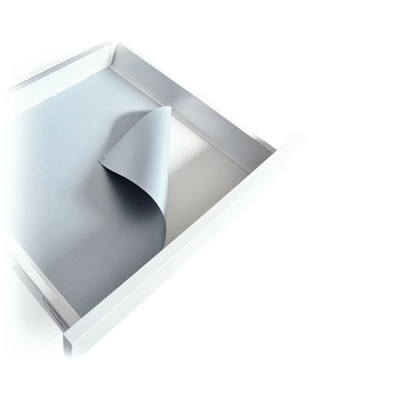 Килимок протиковзкий Italiana Ferramenta тиснення "смуга" 480мм 93104800IC Світло-сірий - 2