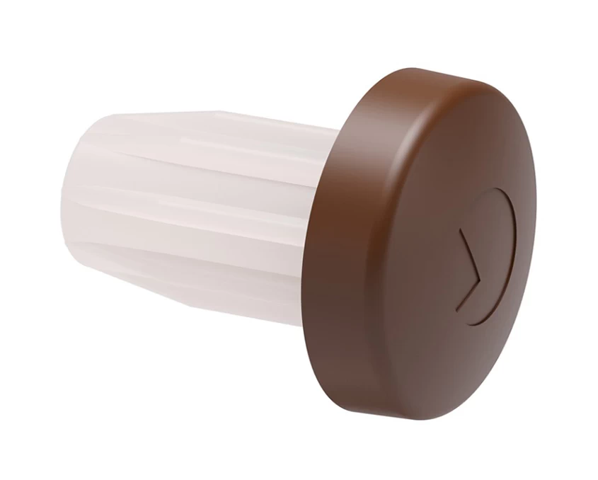 Демпфер Italiana Ferramenta Bi-materiale врезной d=5мм 23203010MB 100шт Коричневый