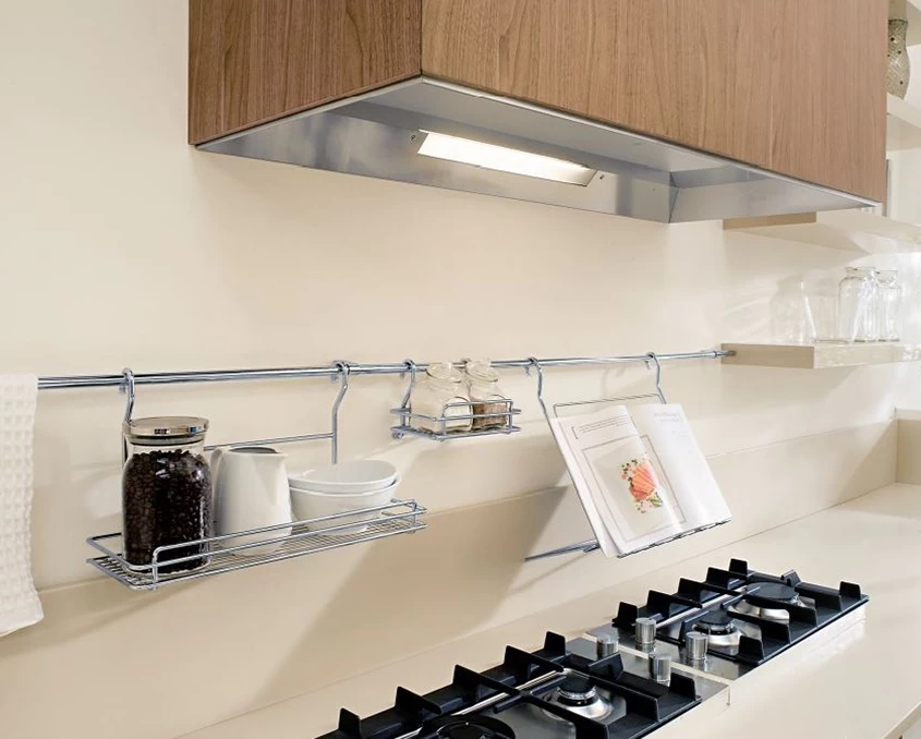 Круглая рейлинговая система Vibo полка решетчатая VCT9865C Хром - 2