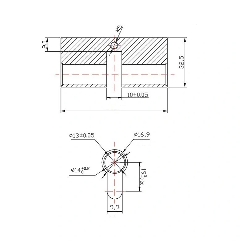 Цилиндр для врезного замка RZ Al-Zn SN 35х55 - 2