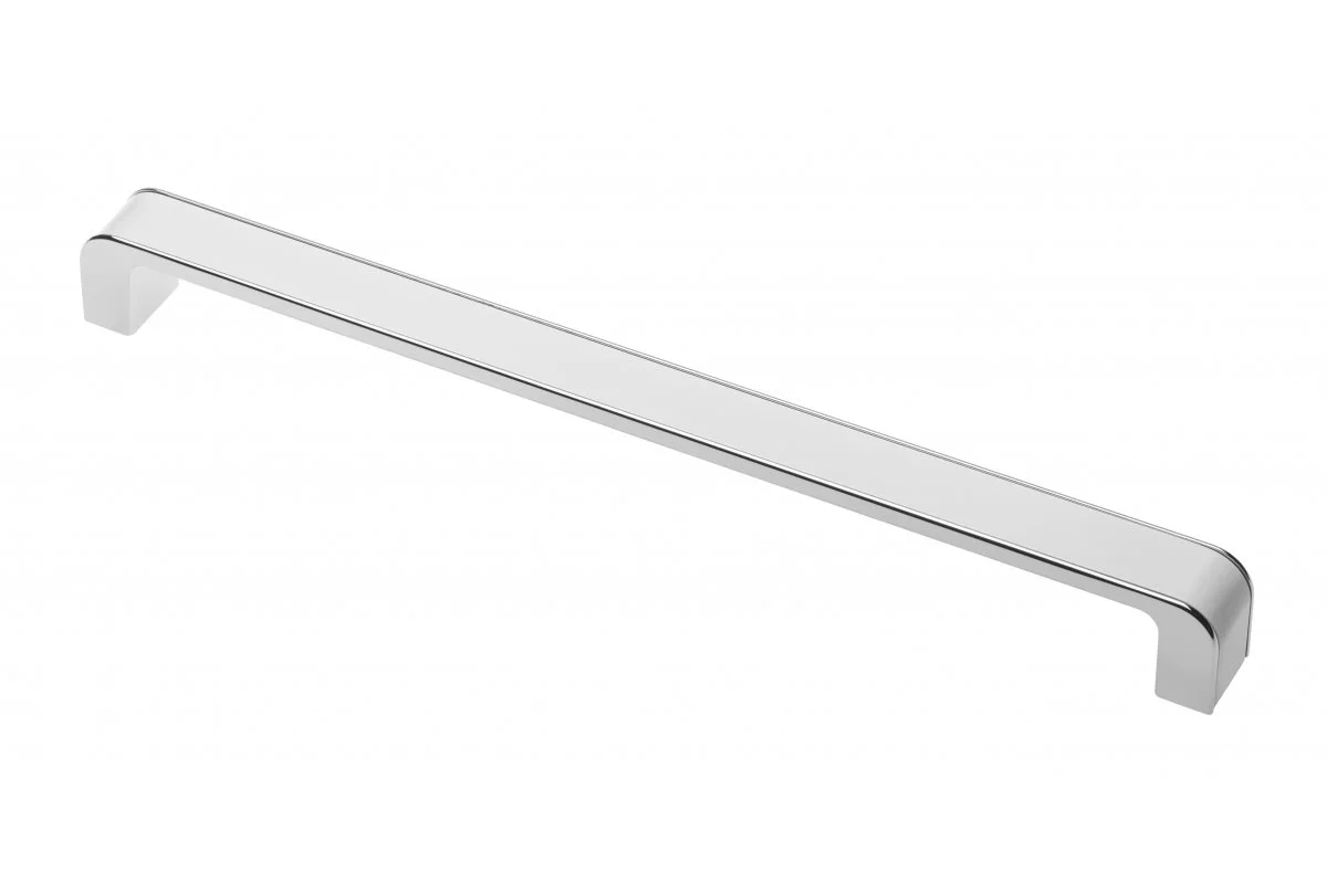 Меблева ручка GTV MONA 256 мм Хром/Білий