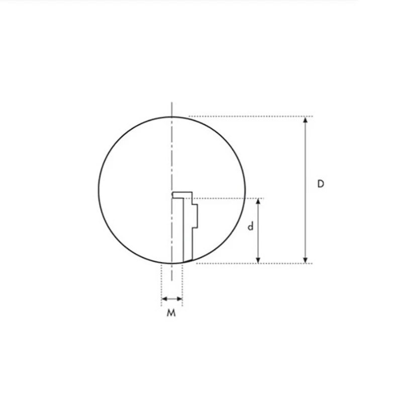 Гайка-ручка затискна куля RZ TP 35 10 Чорний - 2