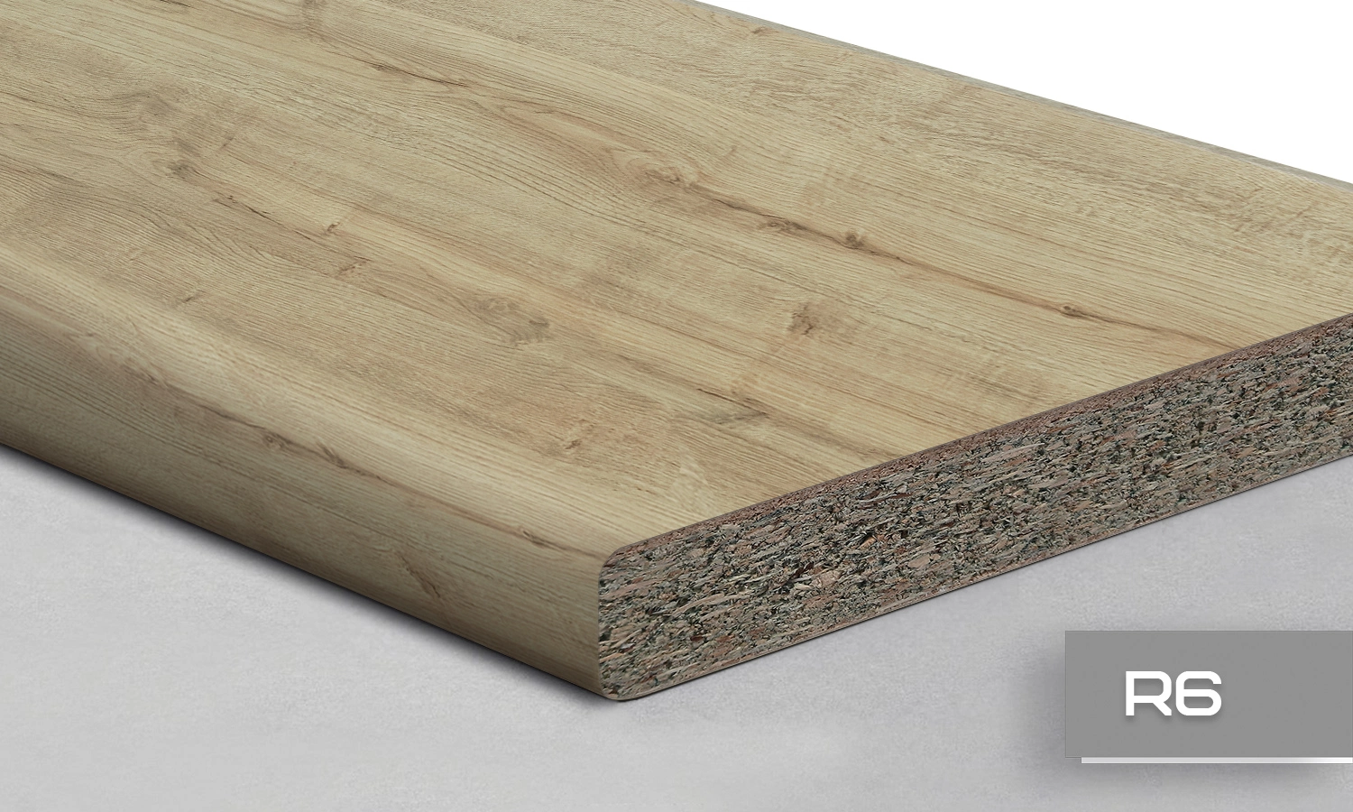 Стільниця LuxeForm L152 4200х600х28 мм 1U MR Вологостійка R6 Р WT Дуб Бірмингем - 2