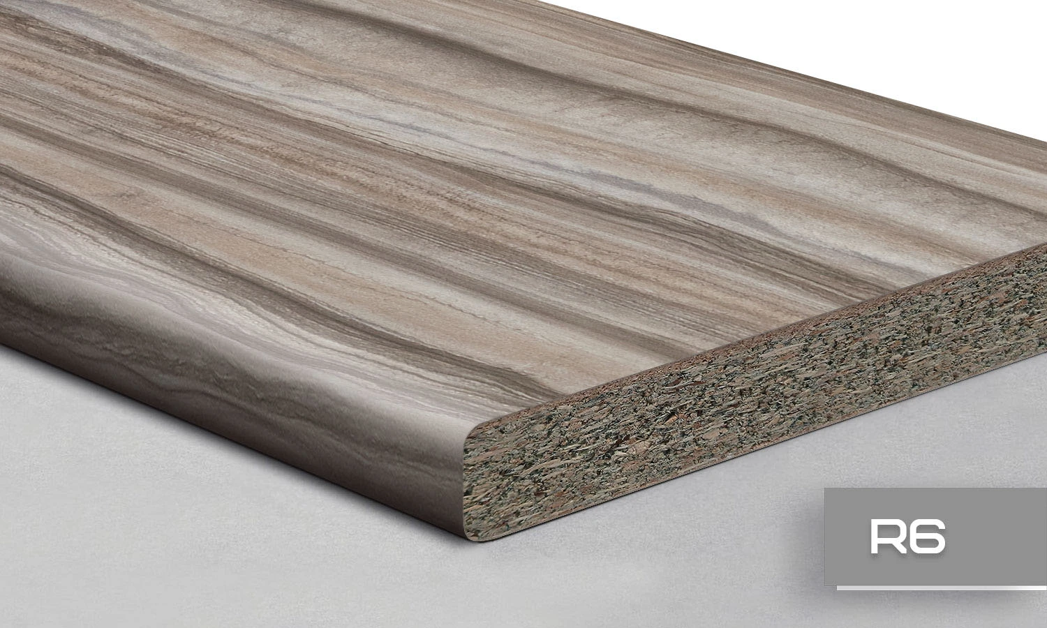 Стільниця LuxeForm S497 3050х600х28 мм 1U MR Вологостійка R6 Р WT Веста - 2