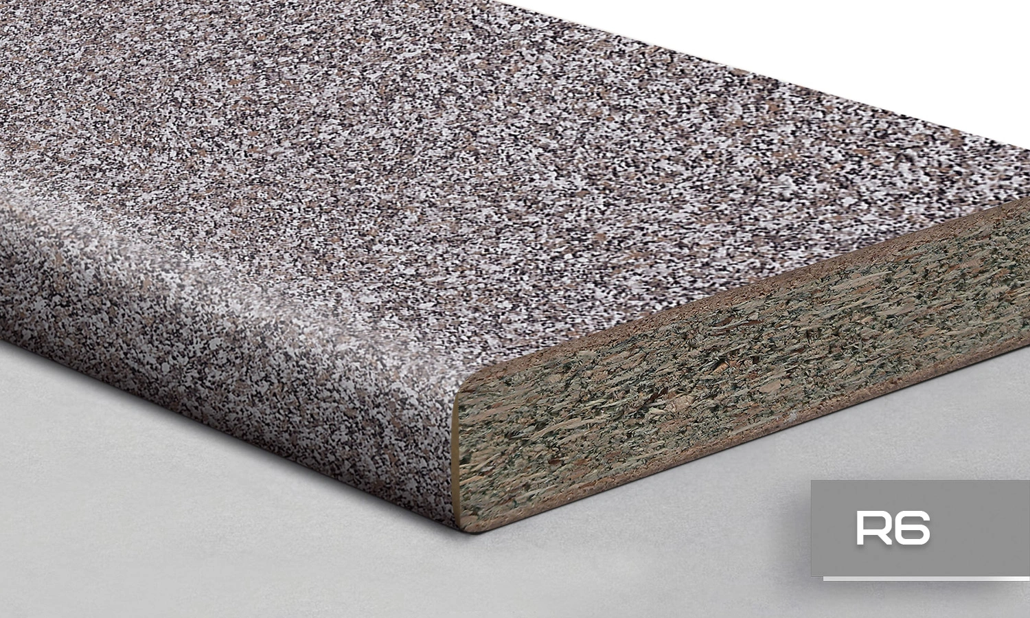 Столешница LuxeForm 3050x600x38 мм R6 L914 Гранит бежевый - 2