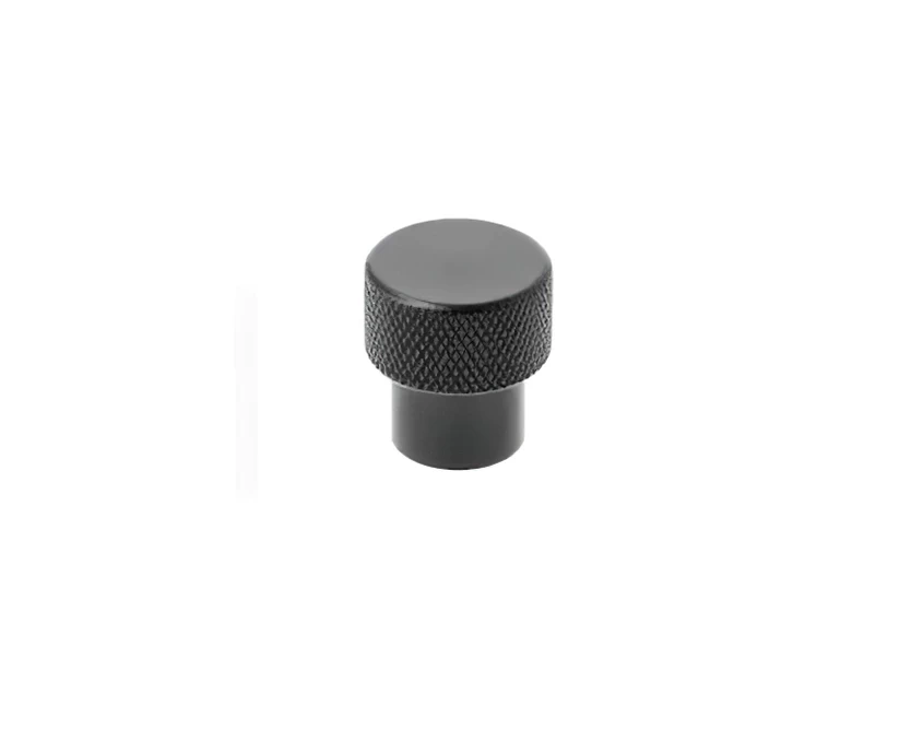 Мебельная ручка GTV GA-STRUCTURE-1-20M d-22 мм Черный матовый