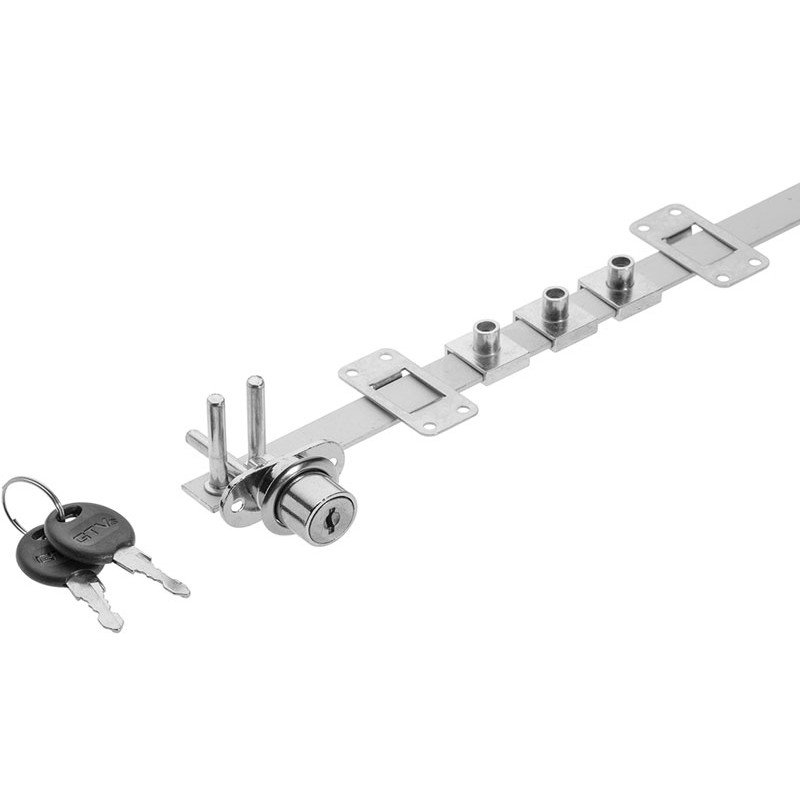 Замок GTV центральный 288х500 Хром