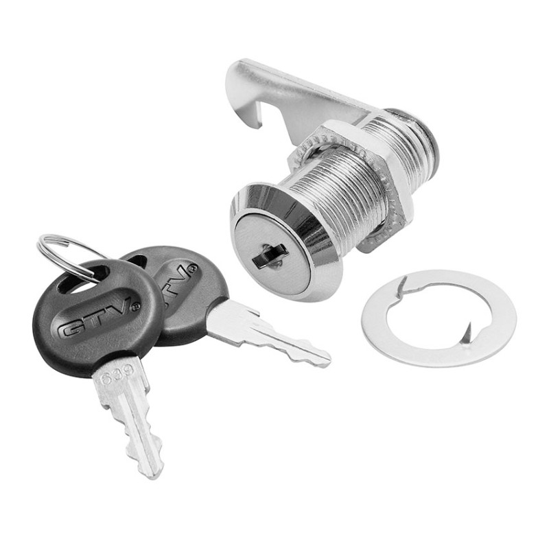 Замок GTV ZZ-30-103-01 для ящиков 26,5 мм Хром