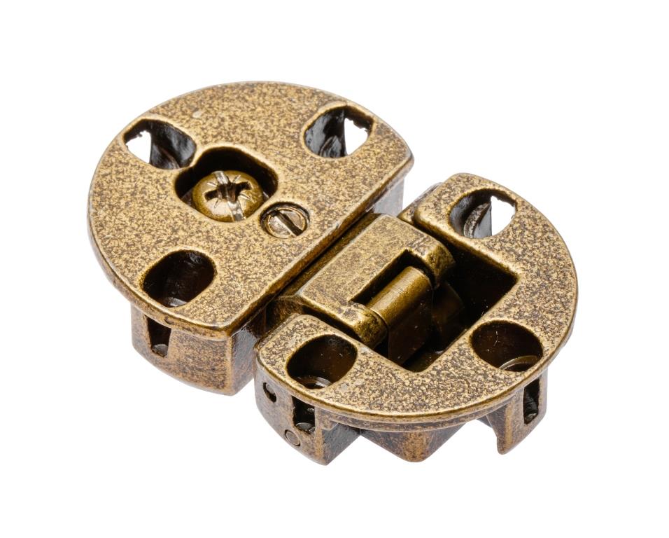 Завіса барна (підходить до підйомника барного VIM), комплект 2 шт, колір антична латунь