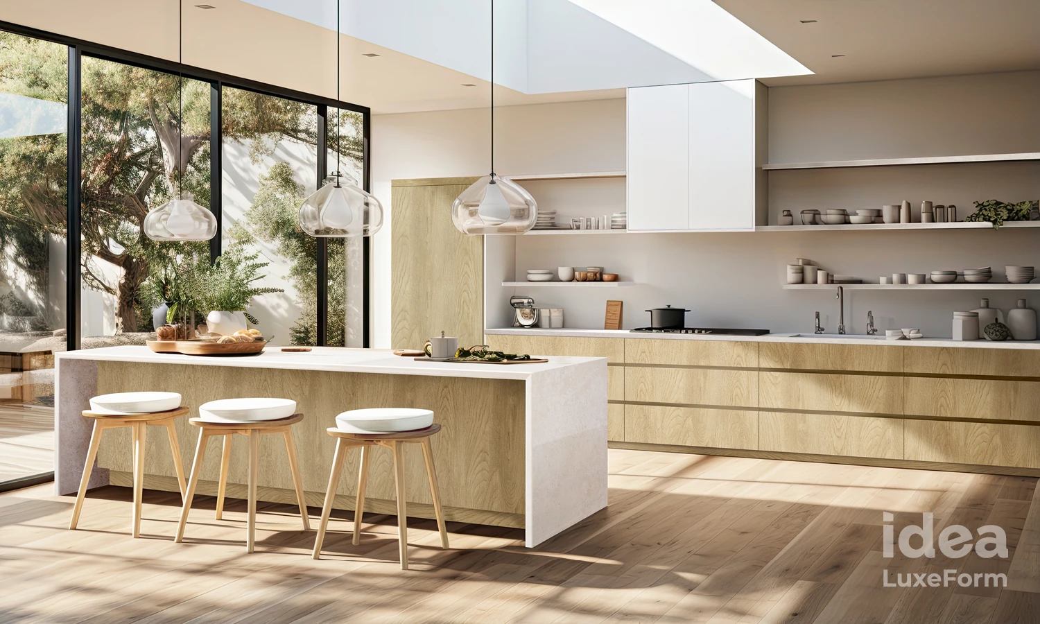 Плита МДФ GL-01 iS Маршмелоу Idea LuxForm 2800x1300x17,7 MDF iS в колір DP - 2