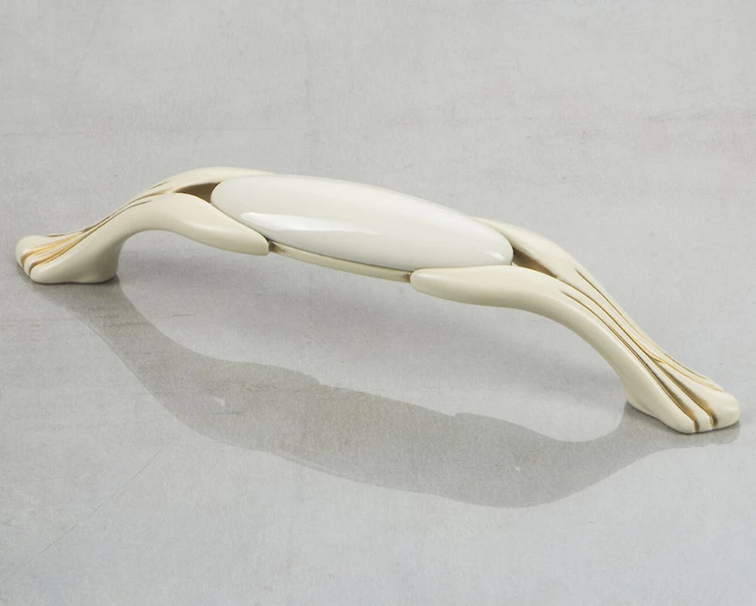 Мебельная ручка Giusti РГ 628 M94.01.00.V5G Золото винтажное с керамикой