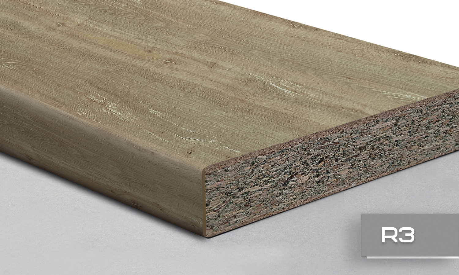 Стільниця LuxeForm L153 3050х1200х38 мм 1U MR Вологостійка R3 Р WT Дуб Лестер - 2