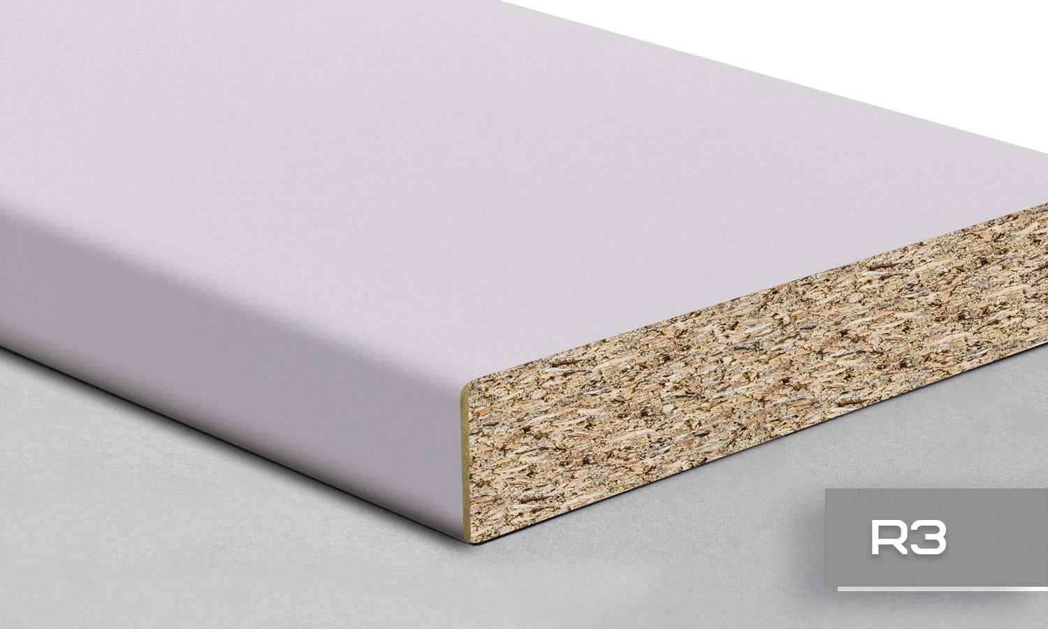 Стільниця LuxeForm L016 3050х1200х38 мм 2U EG 3 Р WT Платиновий білий - 2