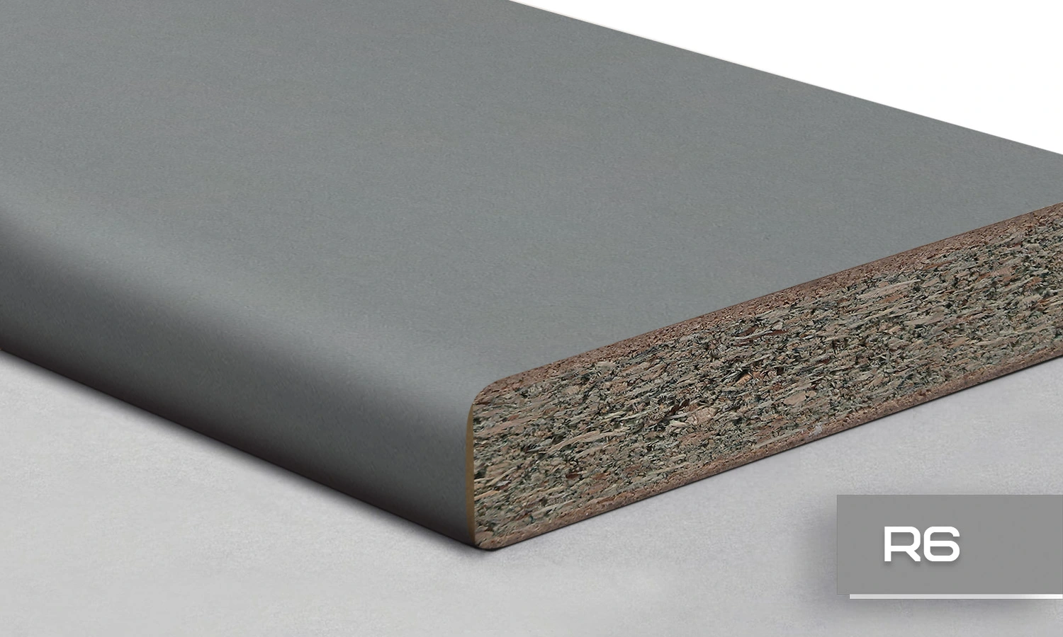 Стільниця LuxeForm L2004 3050х1200х38 мм 2U MR Вологостійка R6 Р WT Алюмiнiй - 2